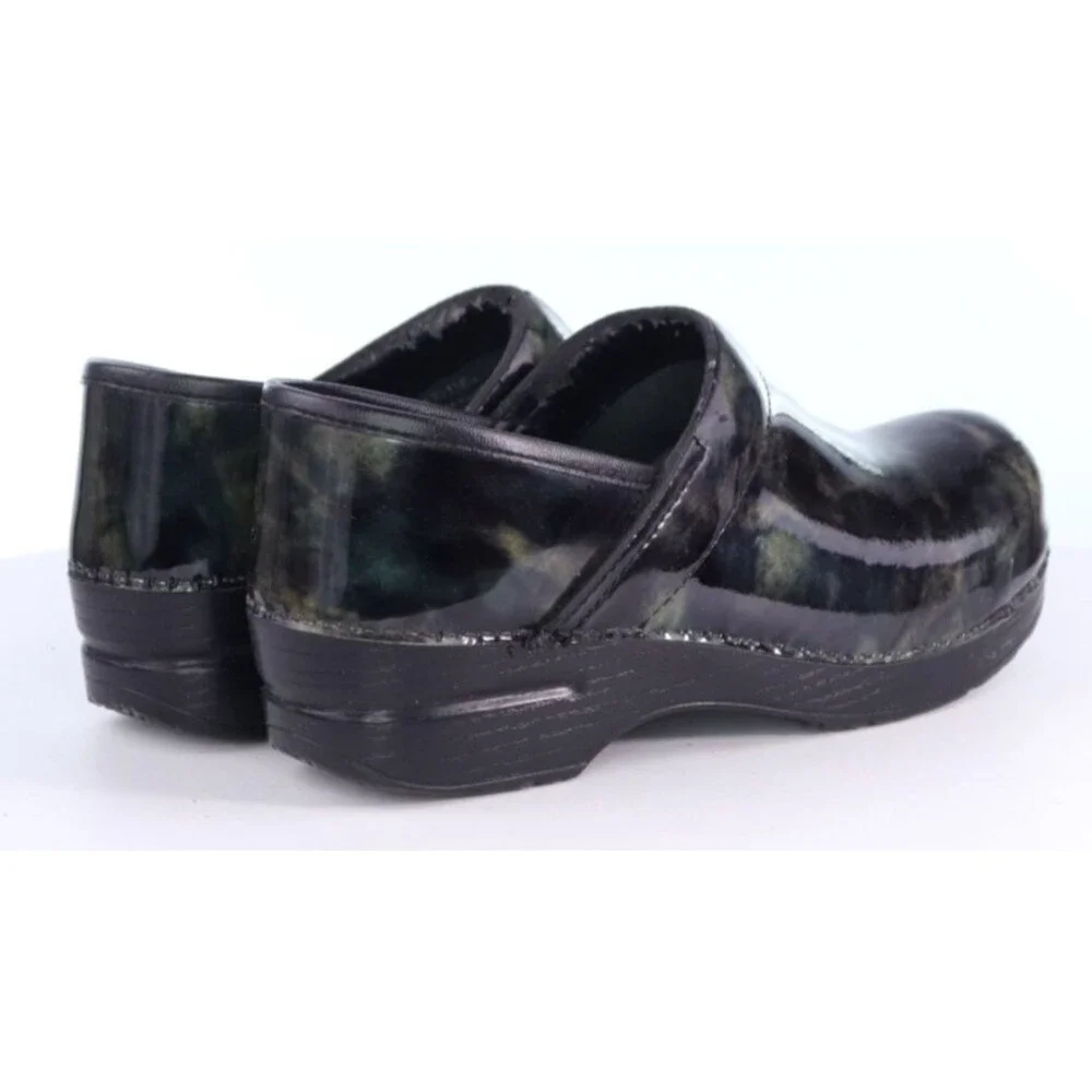 Dansko Women's Professional Nursing Clogs Shoes Sz EU 38 US 7.5-8 Patent Leather
